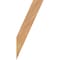 Ekena Millwork 3 1/2"W x 10"D x 22"H Traditional Smooth Knee Brace, Western Red Cedar BRC04X10X22TRA00SWR - alternate 2